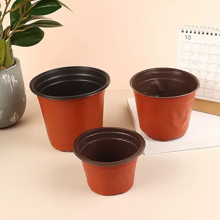 Pot de fleurs en plastique pour culture de plantes succulentes