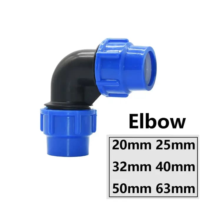 Connecteur de robinet de Tube PE en plastique
