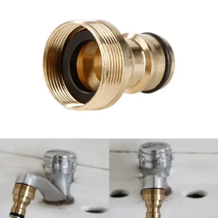 Connecteur en laiton de 1/2 ", tuyau de robinet de jardin, raccords à connexion rapide, adaptateur d