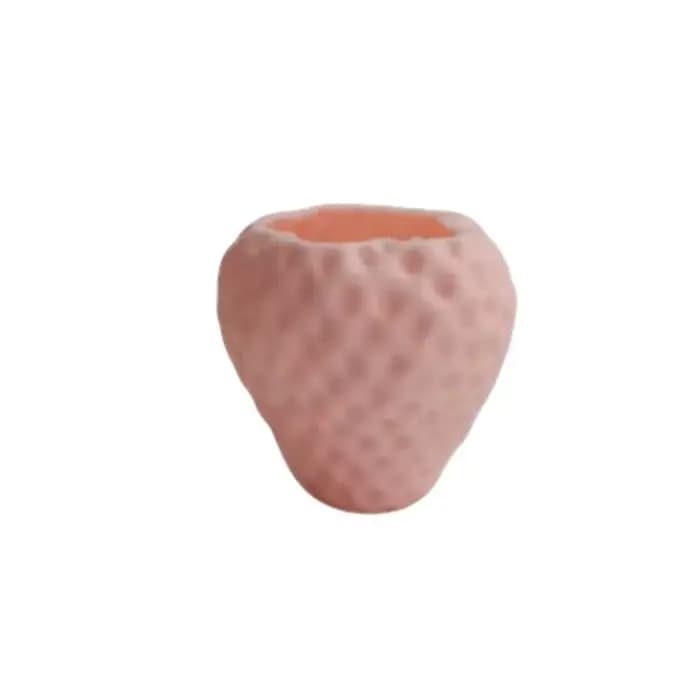 Pot de fleurs amusant imprimé en 3D en forme de fraise