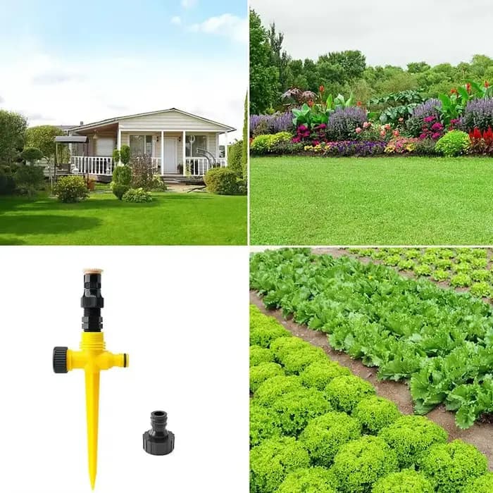 360 ° Arroseur automatique rotatif, système d'irrigation de pelouse de jardin, couverture de grand