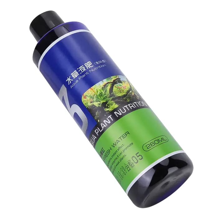 Engrais liquide nutritif hautement enrichi pour plantes aquatiques, solution nutritive pour poissons, aquarium, 260 ml, additif d'engrais pour plantes aquatiques