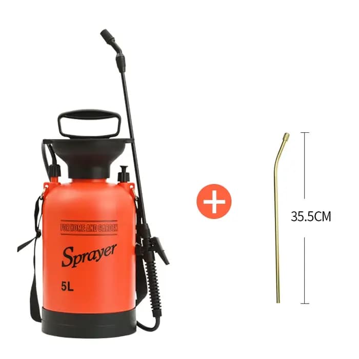 Pulvérisateur à pression de jardin, 5L, d'argile des plantes à fleurs, arrosoir, navigateur de pesti