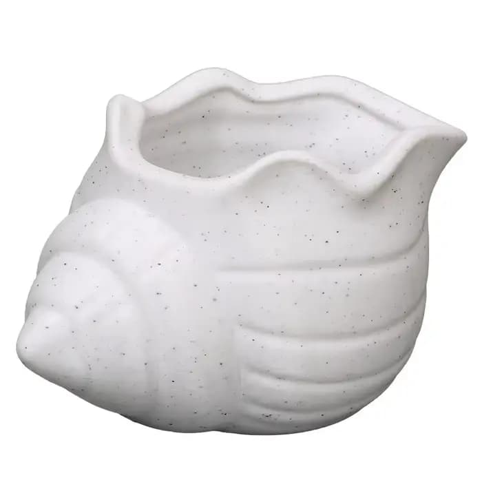 Pot de fleurs créatif en forme de conque imprimé en 3D, ornements décoratifs, mini pot de plantes, b