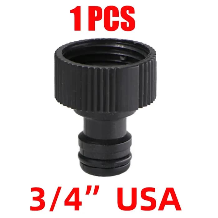 Raccord rapide EURO USA 3/4" mâle fileté pour tuyau d'arrosage