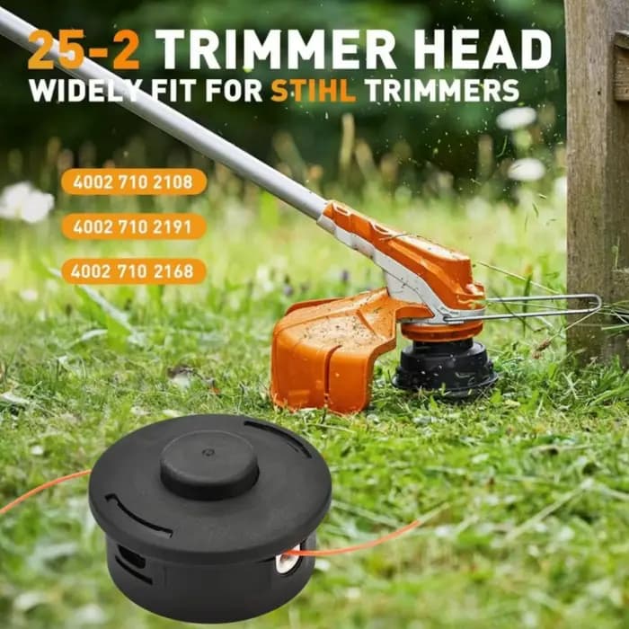 Tête de coupe 25-2 pour débroussailleuses Stihl FS90 FS90R FS55 FS56 FS56RC FS70 FS80 FS110 FS130 FS88 FS100 FS100R FS106 FS108