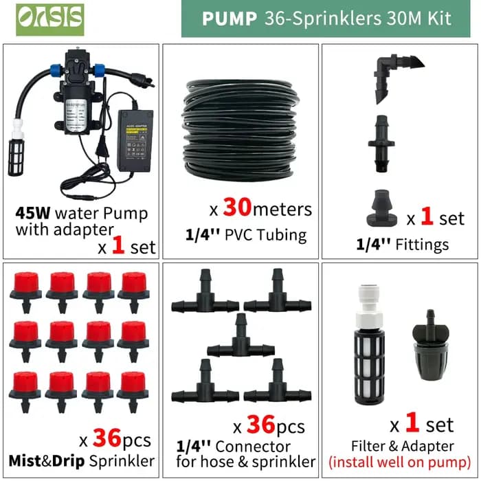 OASIS 50M-5M bricolage système d'irrigation goutte