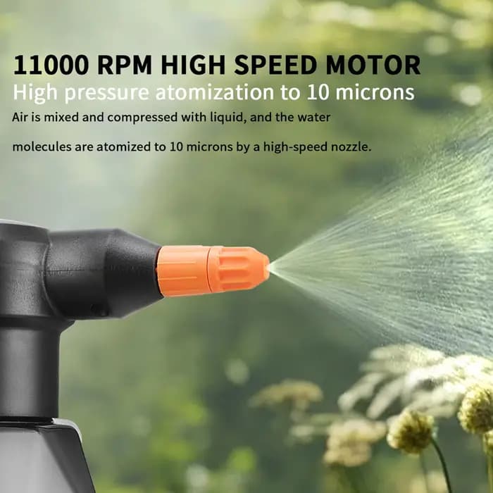 Bouteille pulvérisatrice électrique 2L, pulvérisateur à batterie rechargeable, arroseur électrique p