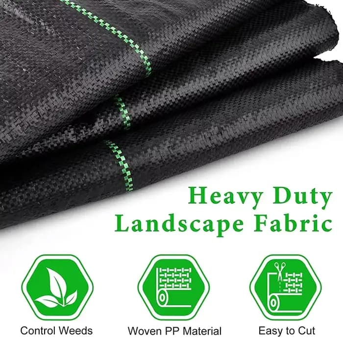 Toile géotextile anti-mauvaises herbes pour le contrôle des adventices