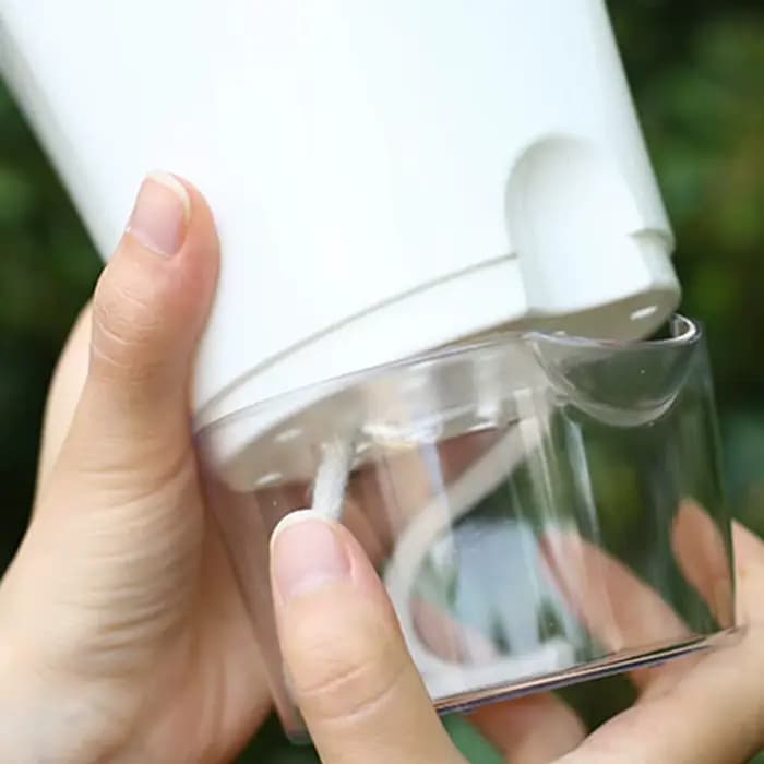 Pot de fleurs Transparent à arrosage automatique