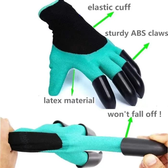 Avec griffes gants de jardinage résistant aux coups de couteau imperméable