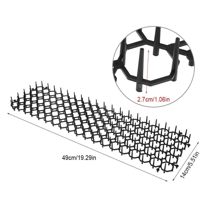 Bande de pincettes de jardin, 6/10 pièces, tapis de dissuasion répulsif pour chat, bandes de pinceme