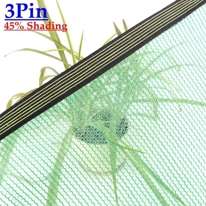 Filet pare-soleil vert Anti UV HDPE 3 ~ 12 broches, auvent de gazébo extérieur, maille d'ombrage, se