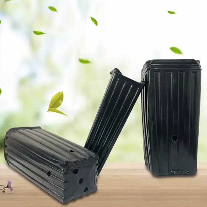 20 pièces grands Pots d'arbre profond, plantes pépinière grands conteneurs de plantes à fleurs Pots de démarrage Pots de pépinière de semis de plantes pour Gard extérieur