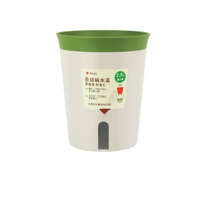 Pot de fleurs hydroponique en plastique auto-absorbant