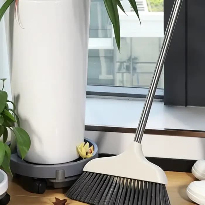 Plateau Pot plante en plastique épais avec roues rotatives à 360 degrés pour déplacement Drainage faciles afin