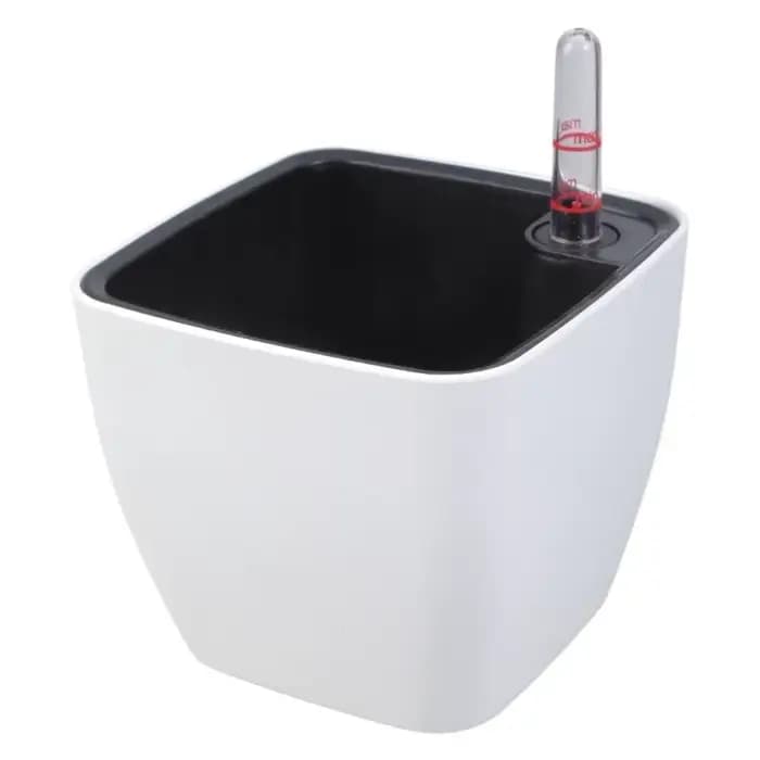 Pots de fleurs auto-arrosants avec dispositif de niveau d'eau, jardinière automatique, absorbant l'e