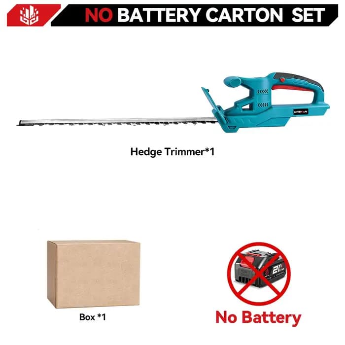 ONEVAN 3000W taille-haie électrique sans fil scie d'élagage à main tondeuse à gazon coupe de jardin outils électriques pour broche de batterie Makita