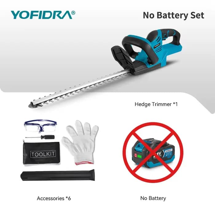 Taille-haie électrique YOFIDRA 2000W, 15000 tr/min, tondeuse à gazon, outil de jardinage et d'aménag