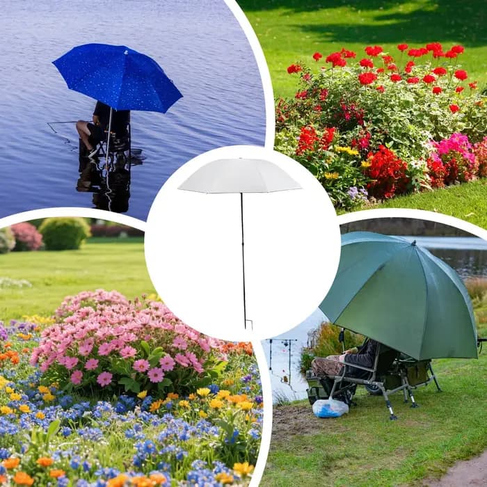 Parasol pour plantes avec piquet métallique