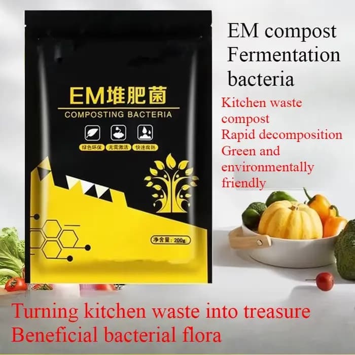 EM compostage bactéries/clôts de cuisine racine des déchets Classification des déchets Agent de Fermentation compostage microbien bactéries de Fermentation