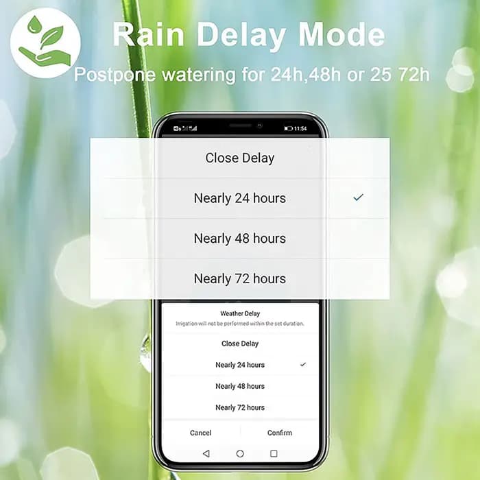 Contrôleur d'irrigation automatique, nécessitant un hub Bluetooth intelligent Tuya, filtre à tempori
