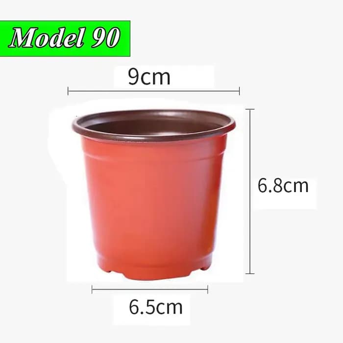 50/100 pièces Pot De Fleurs En Plastique Grow Box Chute Degré escalade Accueil Jardin Plantes Pépini