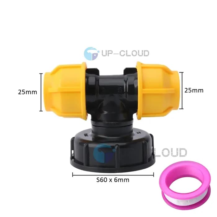 Adaptateur de réservoir IBC S60 x 20mm/25mm/32mm