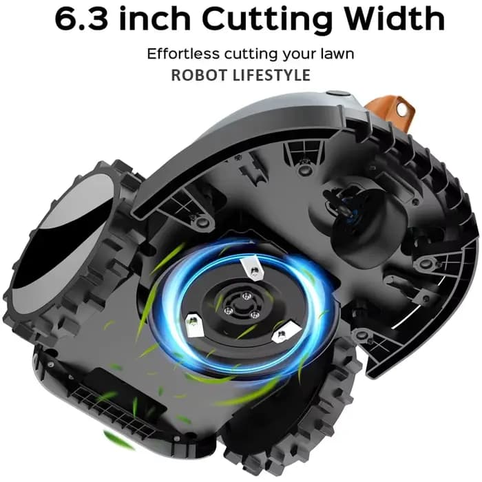 Robot tondeuse à gazon sans fil avec capteur visuel
