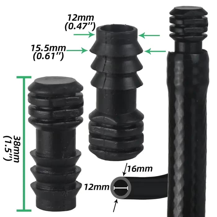 SPRYCLE 10 pièces 16mm connecteur en T barbelé arrosage 3 voies pour Micro Irrigation goutte à goutt
