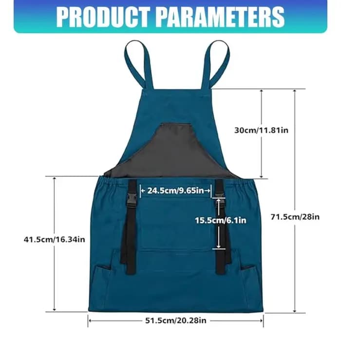 Tablier jardin avec tablier récolte poche pour le jardinage