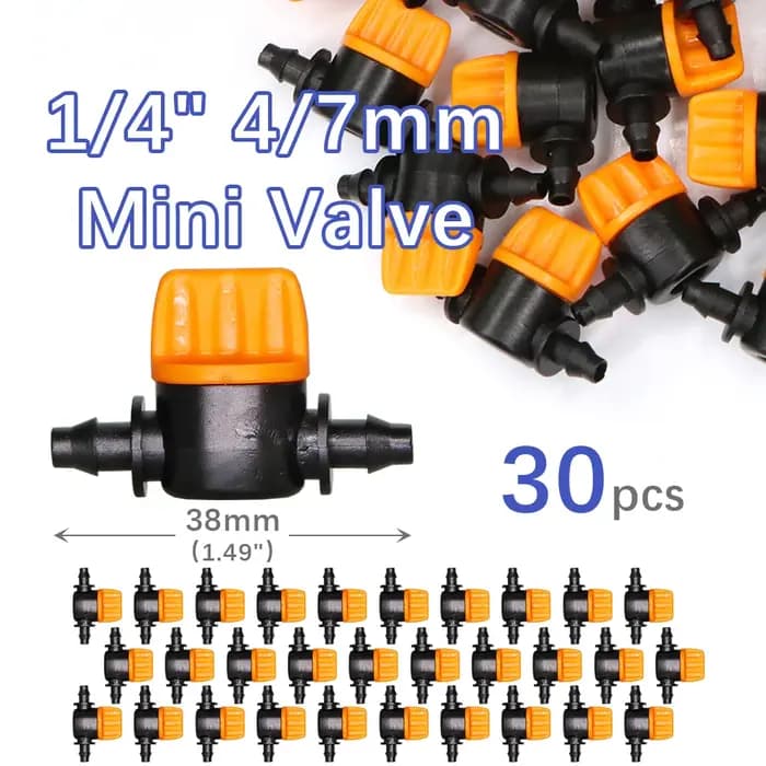 Mini adaptateur de tuyau à assujetpour d'argile goutte à goutte de jardin