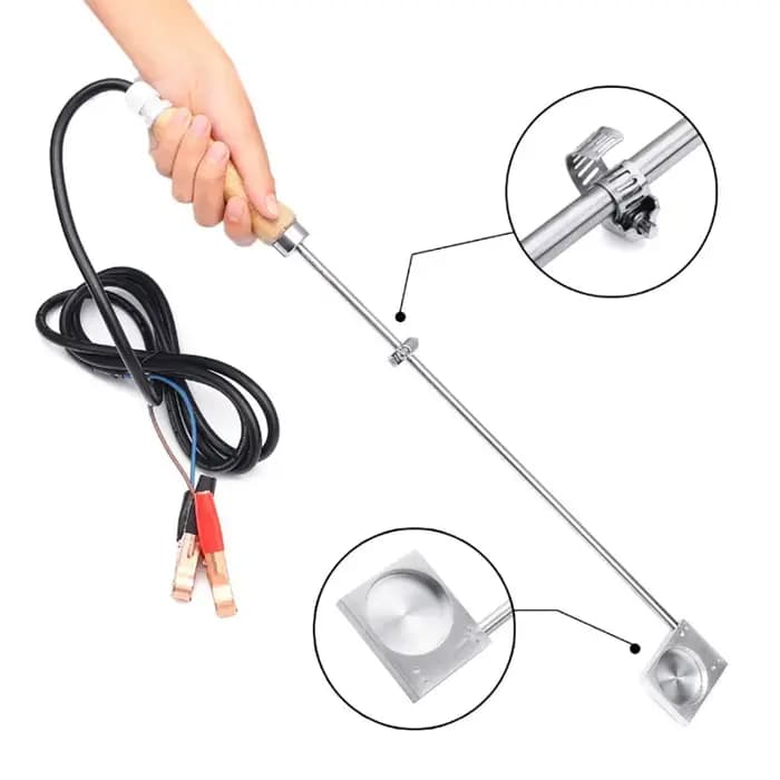 Acariens tueur contrôle longue poignée 12V 150W ruche Fumigation abeille évaporateur acide oxalique vaporisateur Varroa traitement nettoyant Apiarists