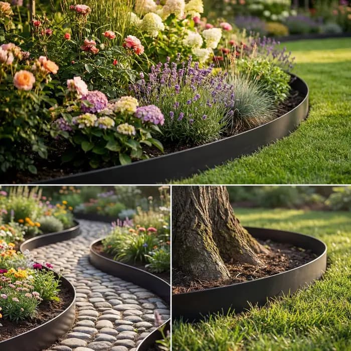 Bande de bordure de jardin de 10 m