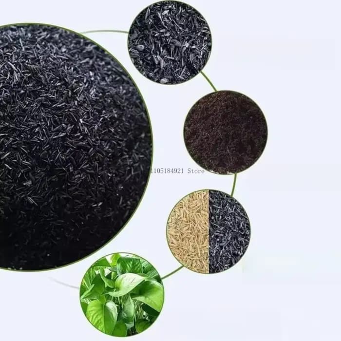 Sac de 750g de charbon de riz granulaire de haute qualité