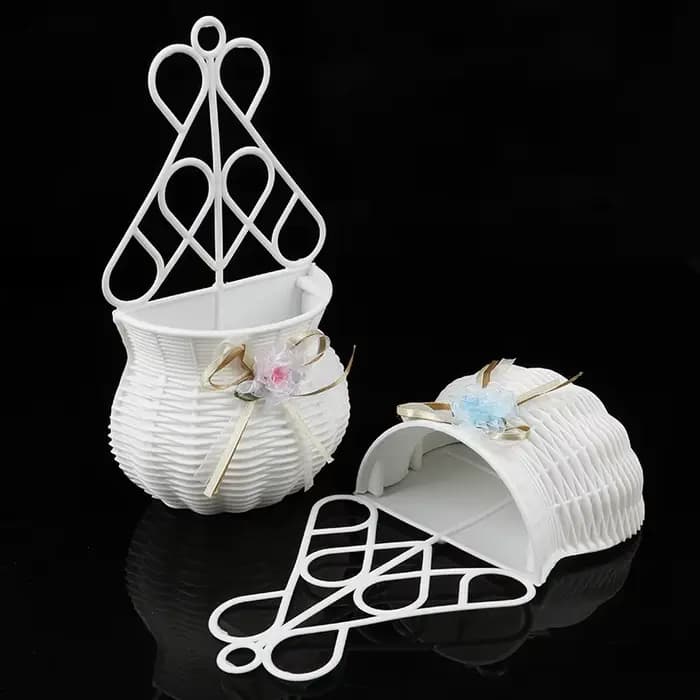 Vase en rotin Élfait à la main pour la décoration intérieure