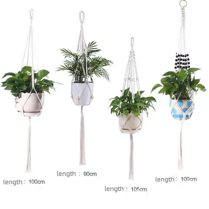 Support fait main pour pots de fleurs, jardinière de jardin de cour, pot de panier, trépied pour vases, décoration d'intérieur