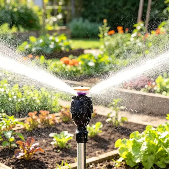 360 ° Kit d'arrosage rotatif pour jardin, système d'irrigation automatique pour pelouse, cour, pat