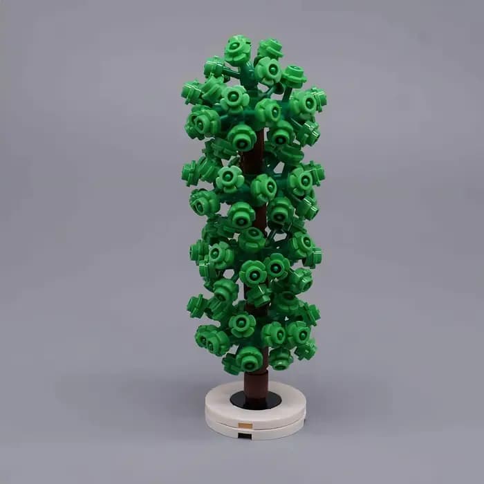 MOC – plantes vertes urbaines, hortensia et arbre arc-en-ciel, décoration de jardin de mariage, blocs de construction DIY pour enfants, jouets cadeau