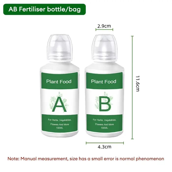 Kit de Solution d'engrais A et B liquide nutritif hydroponique général, 2 pièces/boîte, pour plantes