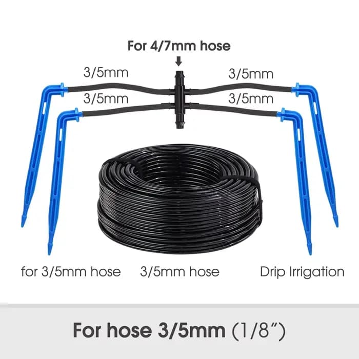 MUCIAKIE 100-10M 4/2 voies 8L goutte à goutte flèche émetteur d'irrigation système d'arrosage goutte