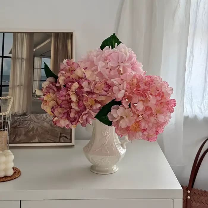 Fleurs d'hortensia artificielles pour la maison