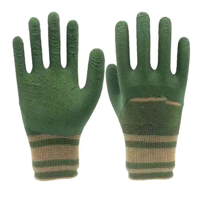 1 paire de gants de jardinage en latex imperméables
