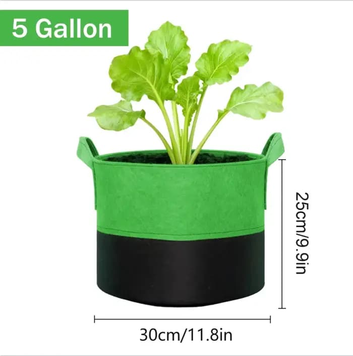 1 paquet de grands sacs de culture pour pommes de terre et tomates - 5/7/10/15 gallons, en tissu non
