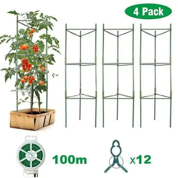 Piquets de support pour plantes de jardin, vigne grimpante T1, bras, connecteurs de cadre en pot ext