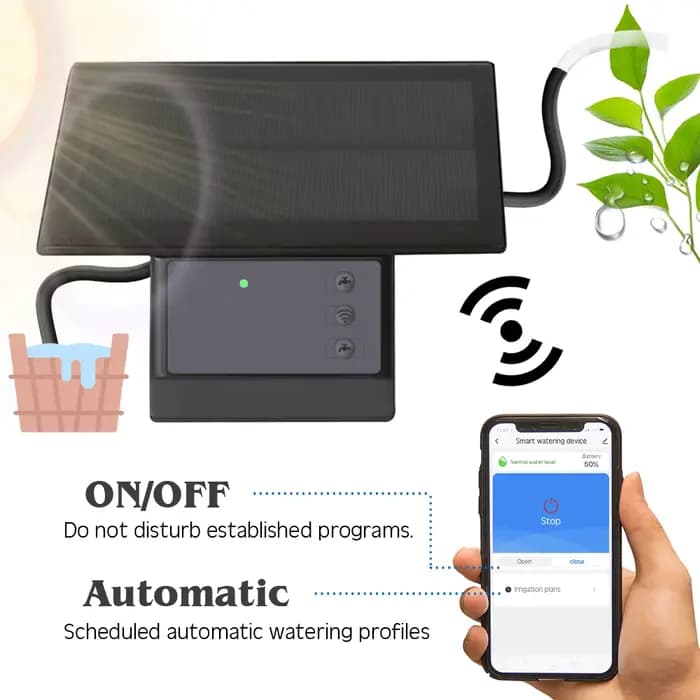 Tuya – minuterie d'énergie solaire compatible Wifi, système d'irrigation goutte-à-goutte intelligent