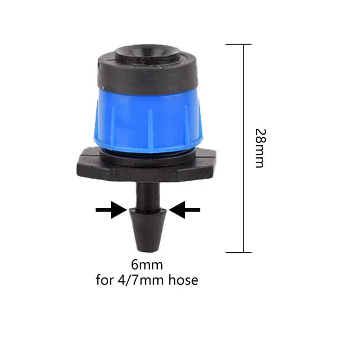 20/50 pièces jardin Micro arroseurs 360 degrés buse rotative Mini pulvérisation 4/7mm tuyau pour fle