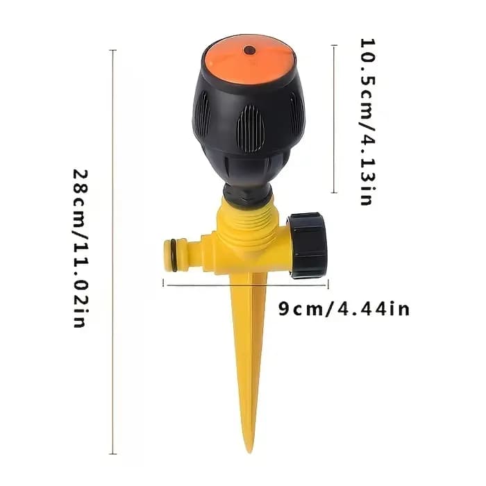 Arroseur rotatif automatique à 360 degrés, buse d'arrosage de jardin, jardinage, arrosage de fleurs,