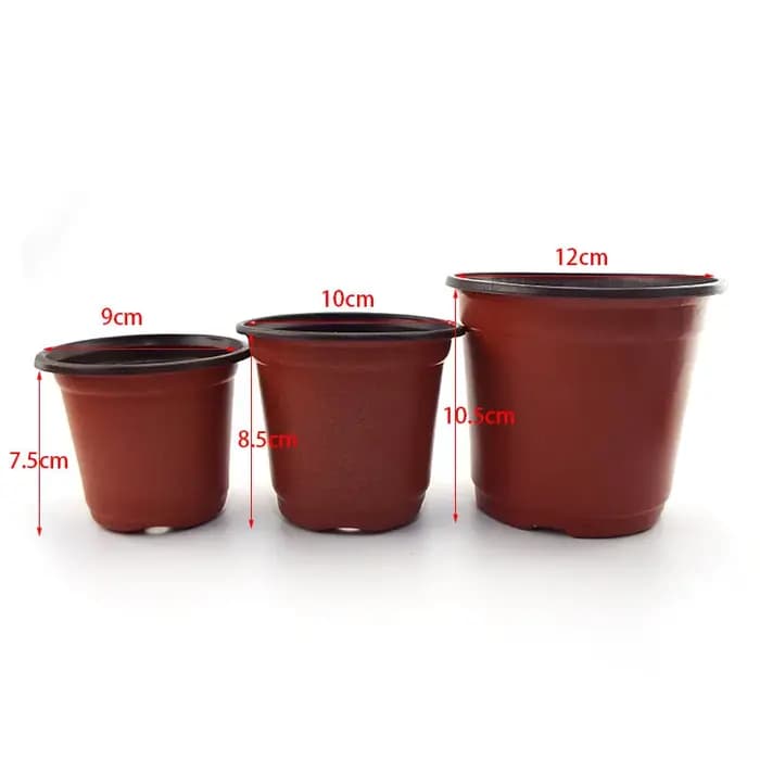 20 pièces/50pcs jardinière pépinière plante poussent Pots tasse pour fleur Pot en plastique outils de jardinage maison