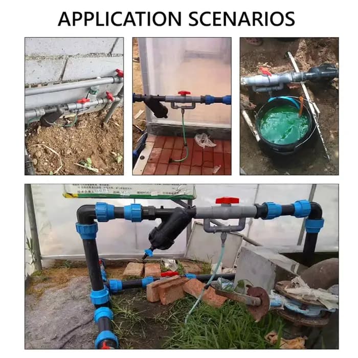Ensemble d'injecteur d'engrais Venturi pour Irrigation agricole, dispositif de Tube d'eau avec filtr